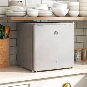 HOMCOM 46L Mini Fridge - Countertop, Lock, Grey HOMCOM 46L Mini Fridge - Countertop, Lock, Grey