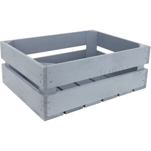 Creative Deco Grey Wooden Decoration Box - 40x30x15 cm - Versatile Storage Creative Deco Grey Wooden Decoration Box - 40x30x15 cm - Versatile Storage