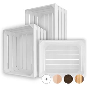 IKEA White Wooden Storage Box 50x40x30cm - Storage Box IKEA White Wooden Storage Box 50x40x30cm - Storage Box