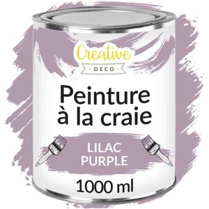 Creative Deco Pintura Tiza Lila 1L - Muebles y Paredes Creative Deco Pintura Tiza Lila 1L - Muebles y Paredes