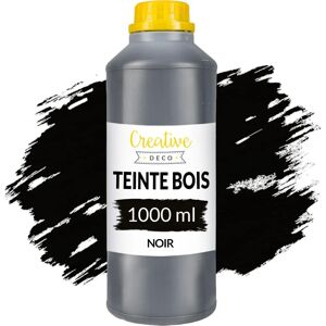 Creative Deco Tinta à base de água para madeira - Preto - 1L - Madeira - Tinta para madeira Creative Deco Tinta à base de água para madeira - Preto - 1L - Madeira - Tinta para madeira