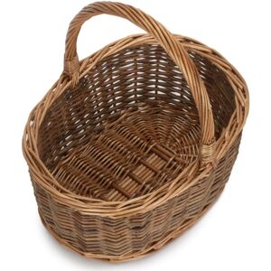 Willow Basket - Natural Material - 37x17x30cm - Shopping Basket Willow Basket - Natural Material - 37x17x30cm - Shopping Basket