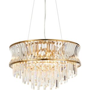 Merano Lighting Vittoria Pendant Light - Crystal & Brass - Pendant Ceiling Light Merano Lighting Vittoria Pendant Light - Crystal & Brass - Pendant Ceiling Light