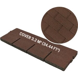 Novecrafto - Premium Bitumen Roof Felt Shingles - Brown Novecrafto - Premium Bitumen Roof Felt Shingles - Brown