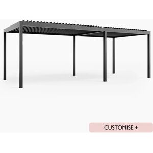 Harbour Lifestyle - PergoSTET Deluxe - Grey - 3m x 7m - Pergola Frame Harbour Lifestyle - PergoSTET Deluxe - Grey - 3m x 7m - Pergola Frame