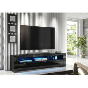 Furneo - Phantom 10 - Black - 200cm - TV Stand Furneo - Phantom 10 - Black - 200cm - TV Stand