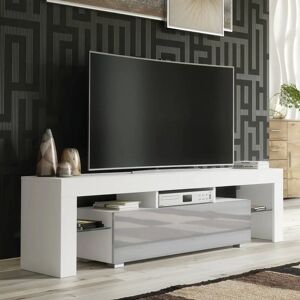 Creative Labs TV Unit 160cm White & Grey Gloss Doors - TV Unit Creative Labs TV Unit 160cm White & Grey Gloss Doors - TV Unit