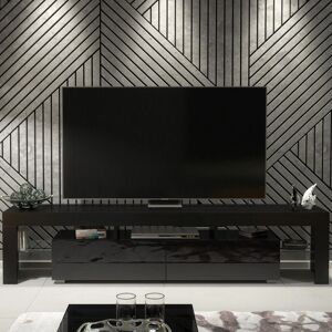 Creative Labs 200cm TV Unit - Black Gloss Doors Creative Labs 200cm TV Unit - Black Gloss Doors