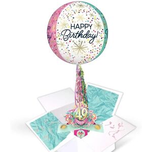Love Kates 49th Birthday Gift - Pop Up Card & Balloon Love Kates 49th Birthday Gift - Pop Up Card & Balloon