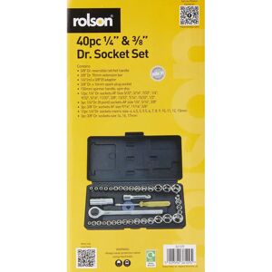 Rolson - 36109 - 1/4 - 3/8 - Socket Set Rolson - 36109 - 1/4 - 3/8 - Socket Set