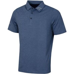 Callaway Golf Mens 2025 Peacoat Jacquard Polo Shirt Callaway Golf Mens 2025 Peacoat Jacquard Polo Shirt