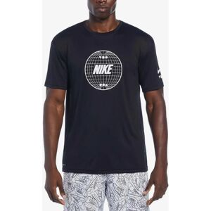 Nike Lead Line Hydroguard Black Short Sleeve T-shirt - Swimwear Nike Lead Line Hydroguard Black Short Sleeve T-shirt - Swimwear