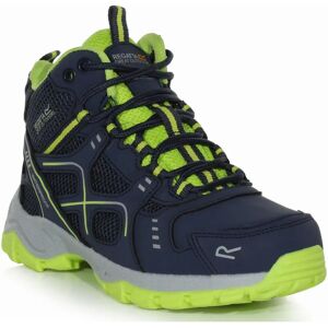 Regatta Vendeavour Junior Walking Boots - Navy Blue and Green Regatta Vendeavour Junior Walking Boots - Navy Blue and Green