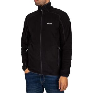Regatta Hadfield Micro Fleece Jacket - Full Zip, Black, 4XL - Fleece Jacket Regatta Hadfield Micro Fleece Jacket - Full Zip, Black, 4XL - Fleece Jacket