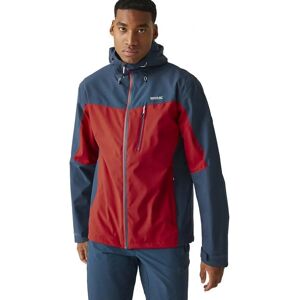 Regatta Birchdale Wasserdichte Jacke - Danger Red / Moonlight Denim - M Regatta Birchdale Wasserdichte Jacke - Danger Red / Moonlight Denim - M
