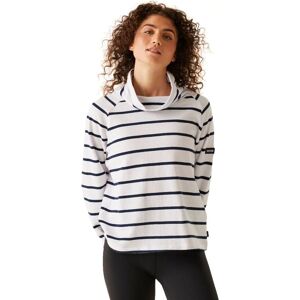 Regatta Havendo Women's White/Navy Sweatshirt - Casual Comfort Regatta Havendo Women's White/Navy Sweatshirt - Casual Comfort