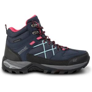 Regatta Womens Samaris III Waterproof Hiking Boots - Navy/Pink Regatta Womens Samaris III Waterproof Hiking Boots - Navy/Pink