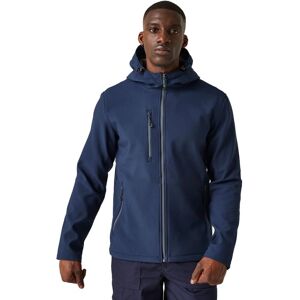 Regatta Professional Navigate 2 Layer Hooded Softshell Jacket Navy Seal Grey - Jacket Regatta Professional Navigate 2 Layer Hooded Softshell Jacket Navy Seal Grey - Jacket