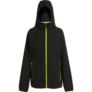 Regatta Professional Navigate Full Zip Mens Fleece - Lightweight, Hooded, Black/Lime M Regatta Professional Navigate Full Zip Mens Fleece - Lightweight, Hooded, Black/Lime M