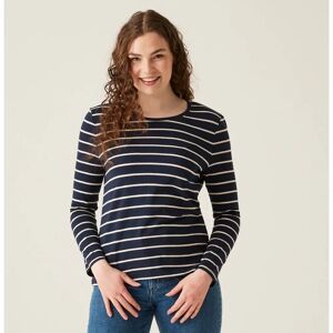 Regatta Federica II Long Sleeve T-Shirt Navy Light Vanilla - Casual & Stylish Regatta Federica II Long Sleeve T-Shirt Navy Light Vanilla - Casual & Stylish