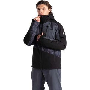Dare2b Men's Baseplate II Waterproof Ski Jacket - Grey/Black - L Dare2b Men's Baseplate II Waterproof Ski Jacket - Grey/Black - L