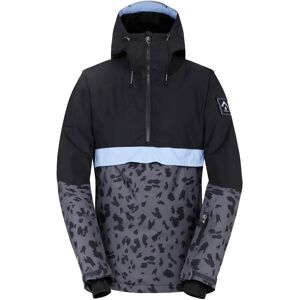 Dare2b Womens Snowburst Overhead Ski Coat - Waterproof, Breathable, Black/Gray Dare2b Womens Snowburst Overhead Ski Coat - Waterproof, Breathable, Black/Gray