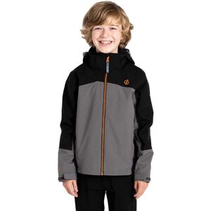 Dare2b Boys Explore II Waterproof Jacket - Black Granite Grey - 5-6 Years Dare2b Boys Explore II Waterproof Jacket - Black Granite Grey - 5-6 Years
