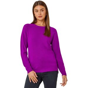 Roman UK Magenta Crew Neck Jumper - 16 - Jumper Roman UK Magenta Crew Neck Jumper - 16 - Jumper