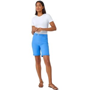 Roman Blue Model 18024843 Turn Up Stretch Shorts Roman Blue Model 18024843 Turn Up Stretch Shorts