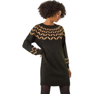 Roman UK Chevron Stretch Knit Jumper Dress - Size 20 - Dress Roman UK Chevron Stretch Knit Jumper Dress - Size 20 - Dress