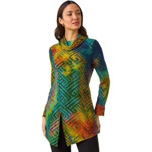 Roman Originals UK Geometric Textured Tunic - Size 16 Women Roman Originals UK Geometric Textured Tunic - Size 16 Women