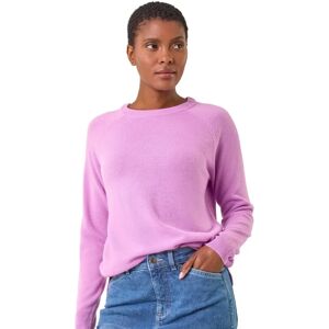Roman Originals Mauve Modèle 18 Pull à Col Rond - Femme Roman Originals Mauve Modèle 18 Pull à Col Rond - Femme
