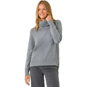 Roman Originals UK Grey Size 20 Knit Jumper - Roll Neck, Long Sleeve, Cozy Roman Originals UK Grey Size 20 Knit Jumper - Roll Neck, Long Sleeve, Cozy