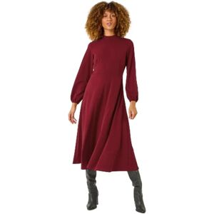 Roman Wine High Neck Fit & Flare Dress - Women’s Size 18 Roman Wine High Neck Fit & Flare Dress - Women’s Size 18