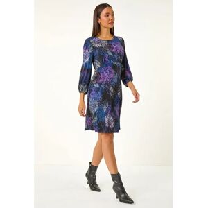 Roman Originals UK Foliage Print Tea Dress - Size 20 Roman Originals UK Foliage Print Tea Dress - Size 20