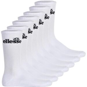 Chaussettes de sport unisexes Ellesse blanches – Pack de 7 - Publicité Chaussettes de sport unisexes Ellesse blanches – Pack de 7 - Publicité