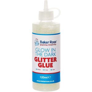 Baker Ross Glow in the Dark Glitter Klej - Materiały do Rękodzieła Baker Ross Glow in the Dark Glitter Klej - Materiały do Rękodzieła