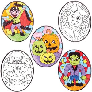 Baker Ross FX285 Zestaw dekoracji na okna Halloween - 18 szt. Baker Ross FX285 Zestaw dekoracji na okna Halloween - 18 szt.