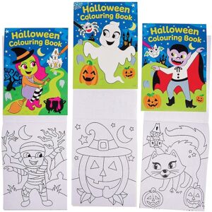 Baker Ross Halloween Mini Färgböcker - Set av 12 - Barnaktivitetspaket Baker Ross Halloween Mini Färgböcker - Set av 12 - Barnaktivitetspaket