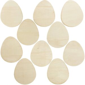 Baker Ross Paasei Houten Onderzetters - Set van 10 Baker Ross Paasei Houten Onderzetters - Set van 10