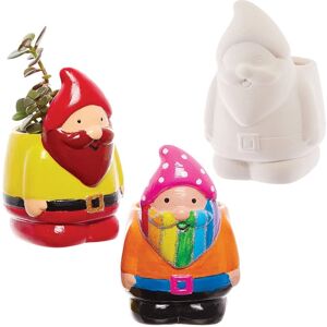 Craft Gnome Kerámia törpe virágtartók - Doboz 2 Craft Gnome Kerámia törpe virágtartók - Doboz 2