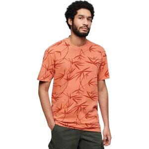 Superdry M1011891A Casual Orange Cotton T-shirt - T-shirt Superdry M1011891A Casual Orange Cotton T-shirt - T-shirt