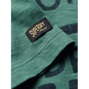 Superdry M1011905A Green Casual T-shirt - T-shirt Superdry M1011905A Green Casual T-shirt - T-shirt