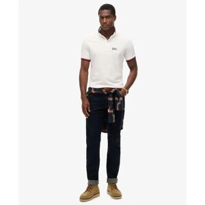 Superdry M1110387A Hvit Poloshirt - Casual Superdry M1110387A Hvit Poloshirt - Casual