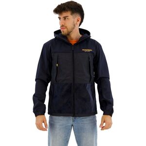 Superdry Navy Hybrid Trekker Jacket - Outdoor Softshell Superdry Navy Hybrid Trekker Jacket - Outdoor Softshell