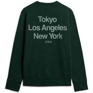 Superdry M2013738A Grön Casual Oversized Tröja - Tröja Superdry M2013738A Grön Casual Oversized Tröja - Tröja