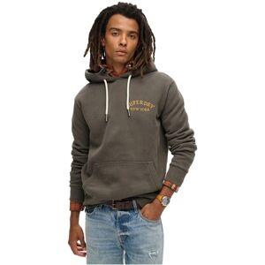 Superdry Grå Bomuld Relaxed Fit Sweatshirt - Sweatshirt Superdry Grå Bomuld Relaxed Fit Sweatshirt - Sweatshirt