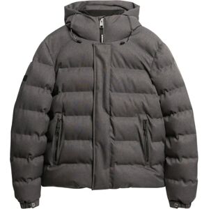 Superdry Tweed Puffer Jacke (M5011898A) - grau marl Superdry Tweed Puffer Jacke (M5011898A) - grau marl