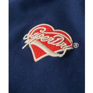 Superdry Navy Sweatshirt - Casual Sweatshirt, Cotton, Blue Superdry Navy Sweatshirt - Casual Sweatshirt, Cotton, Blue