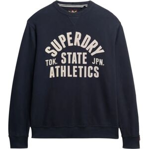 Superdry M2014090A Navy Sweatshirt - Athletic Essentials - Casual Superdry M2014090A Navy Sweatshirt - Athletic Essentials - Casual